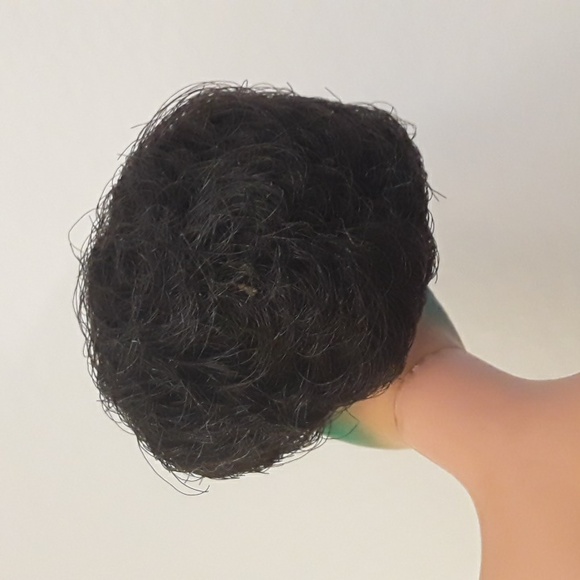 Vtg 1961 Mattel Barbie Bubble Cut Hair, Raven, Brunette Bouffant - Picture 15 of 16